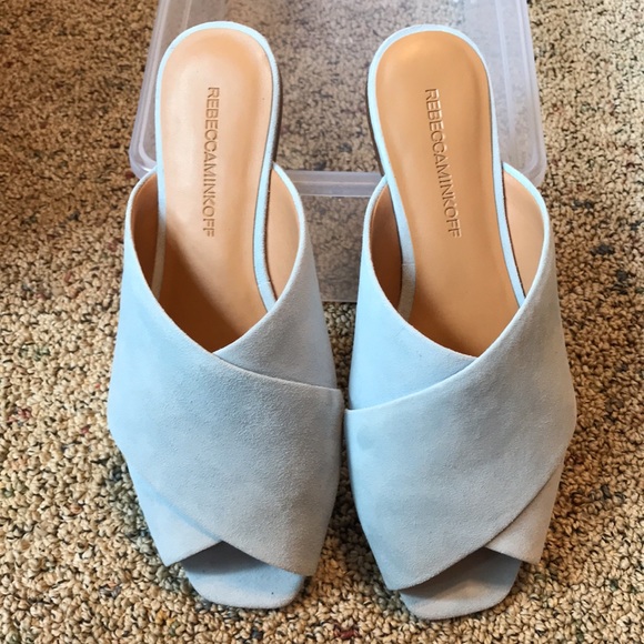 Rebecca Minkoff Shoes - Rebecca Minkoff Aden Criss Cross Slide Fits a 7
